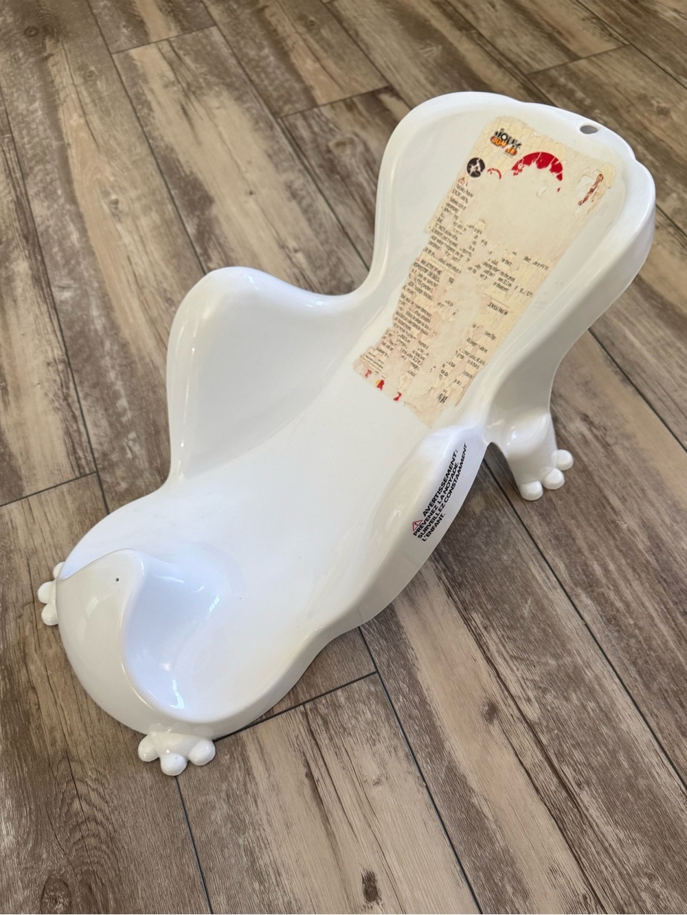 White Baby Bath Support Seat - Safe, Supportive Infant Bathing